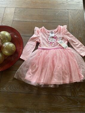 NWT, Hello Kitty Pink Tutu Dress - Girls size 2T
